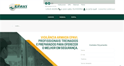 Desktop Screenshot of epavi.com.br